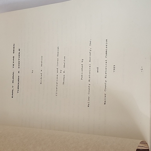 Vintage Early Rural Texas Seen "Through A Knothole" by Mildred W. Abshier - Picture 5 of 12